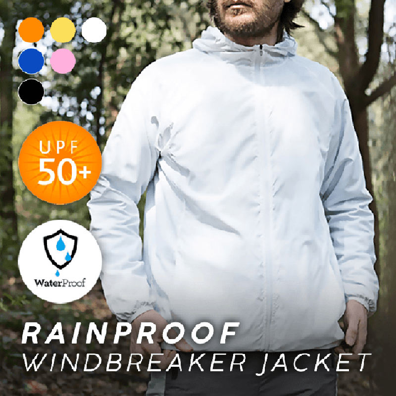 Ultra-Lichte Waterafstotende Windbreaker Jacket