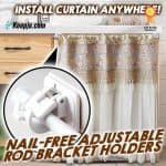 CurtainClips™ - Plakbare Gordijnroede Houders (10 stuks)-Koopje.com