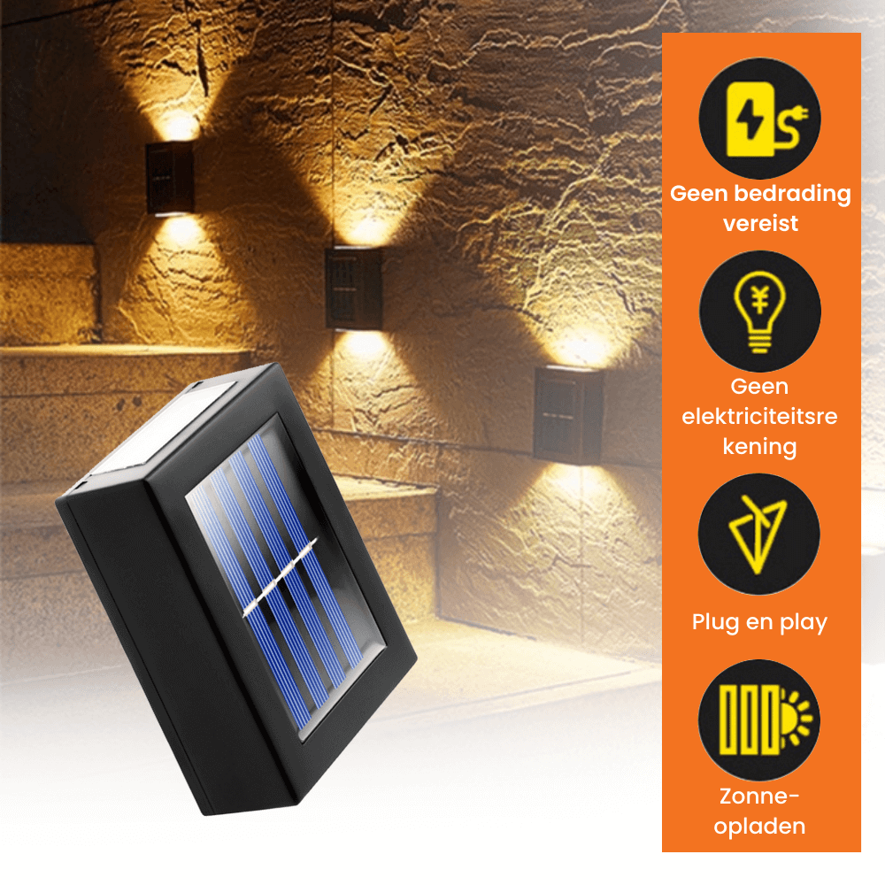 Ecobeam LED Solar Wandlampen