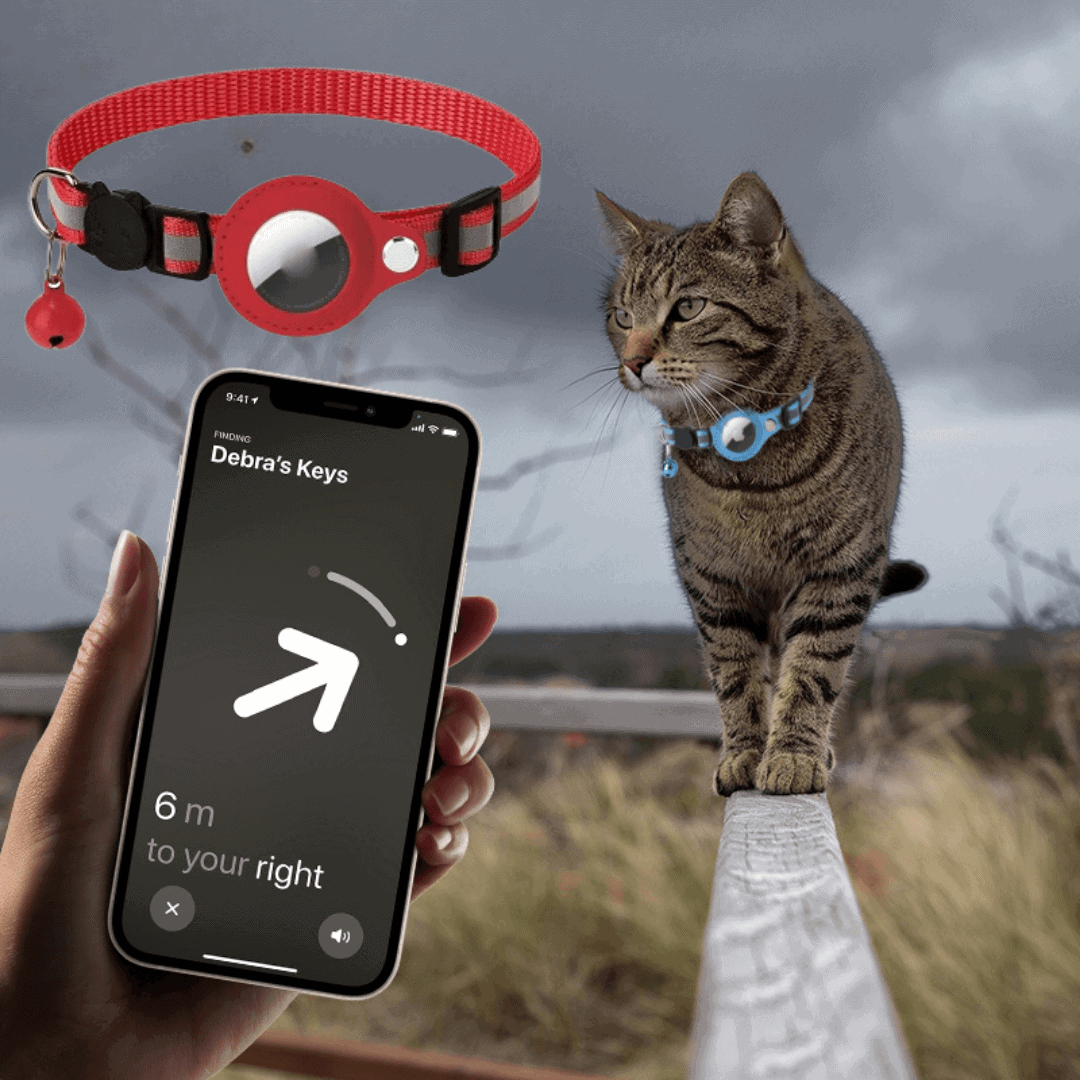 Petsia™ - AirTag Halsband voor Katten & Kleine Honden