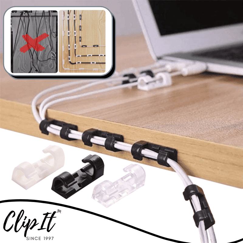 ClipIt™ - Plakbare Kabel Organizer Clips