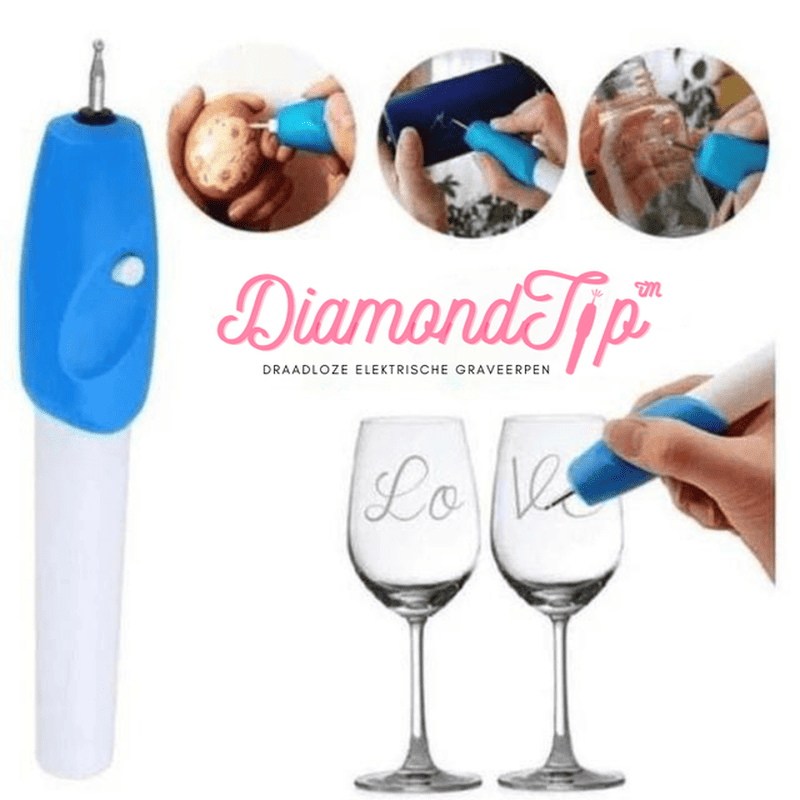 DiamondTip™ - Draadloze Elektrische Graveerpen