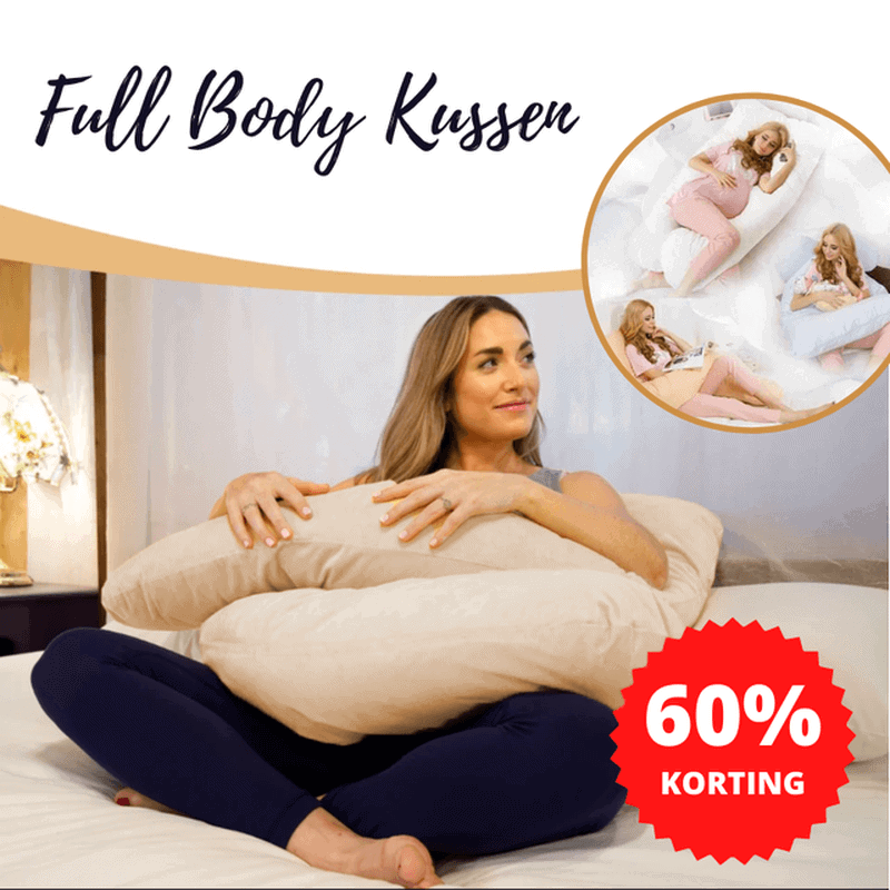 Comfortabel Full Body Kussen