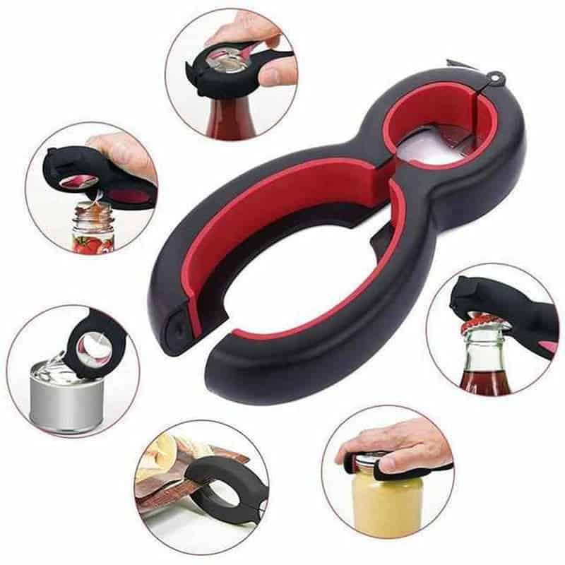 6 in 1 Multifunctionele Opener